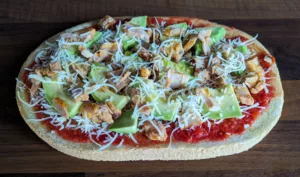 Bruschetta poulet avocat