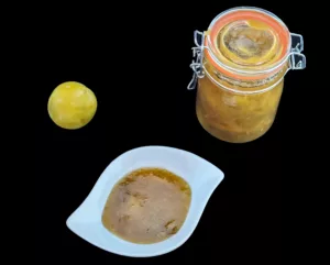 Confiture de prunes jaunes