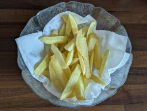 Frites de pommes de terre