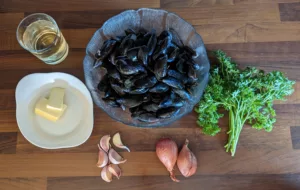 Moules de bouchot marinières