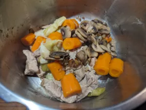 Blanquette de veau cocotte minute
