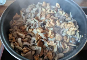 Tourte aux champignons