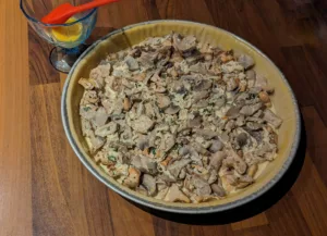 Tourte aux champignons