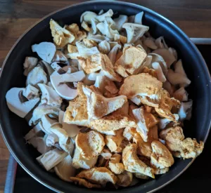 Tourte aux champignons