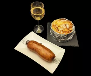 Mont d'or et saucisse de Morteau