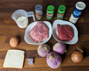 Navets farcis au four