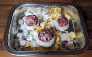 Navets farcis au four