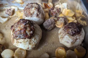 Navets farcis au four