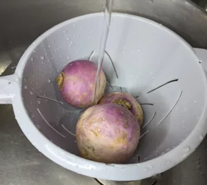 Navets farcis au four