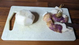 Navets farcis au four