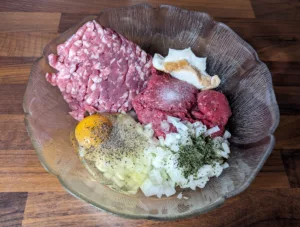 Navets farcis au four