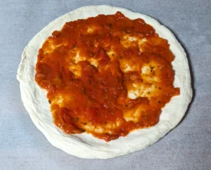 Pizza au chorizo