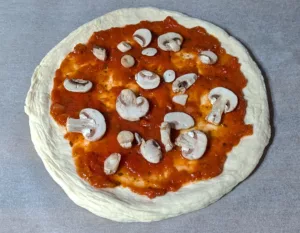 Pizza au chorizo