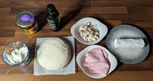Pizza chèvre miel