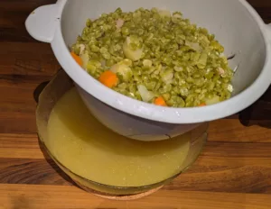 Purée de pois cassés