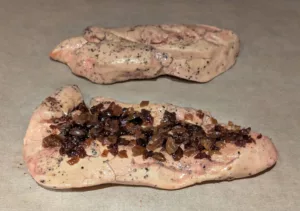 Foie gras aux raisins